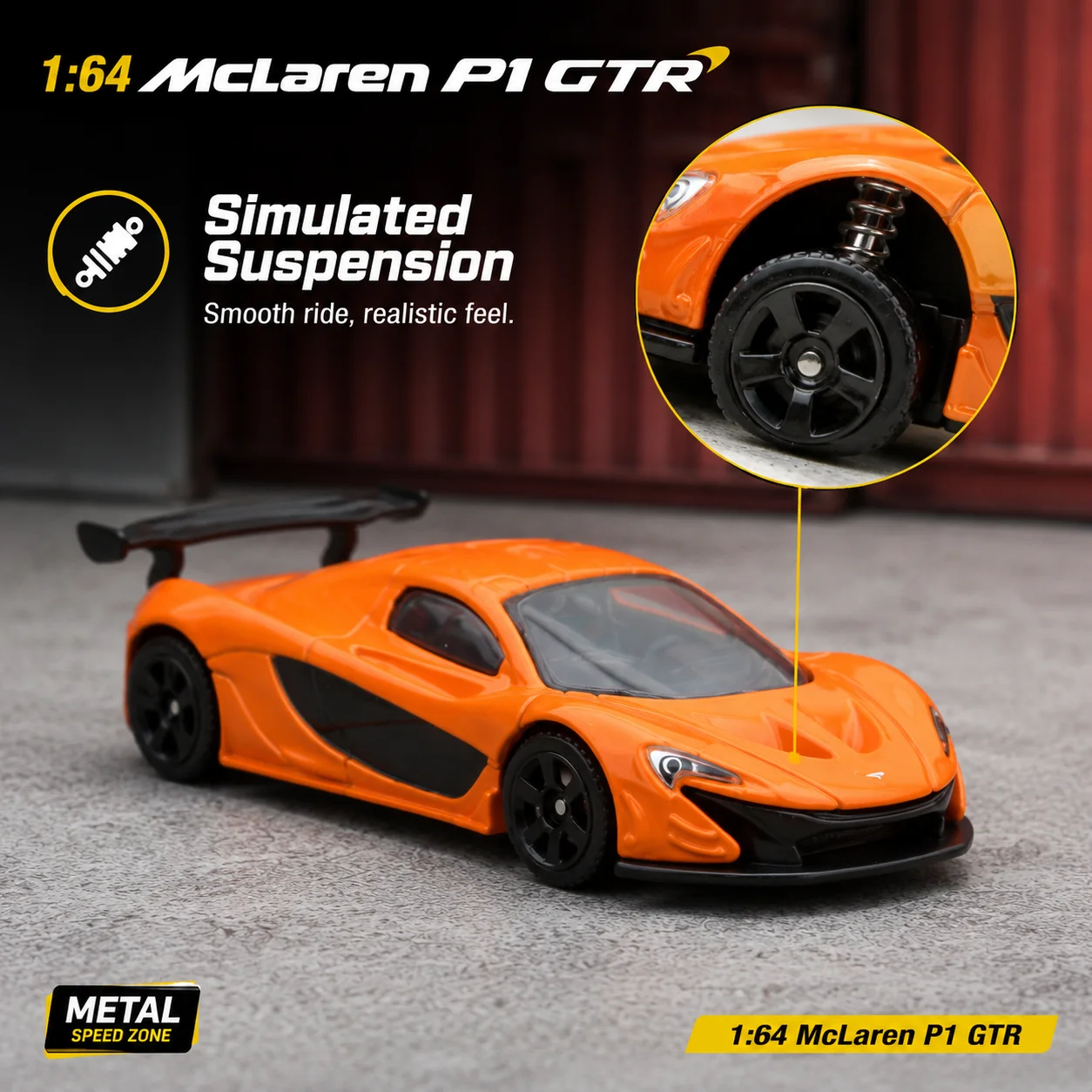 McLaren P1 GTR Miniatura Escala 1:64 Diecast — imagen 4