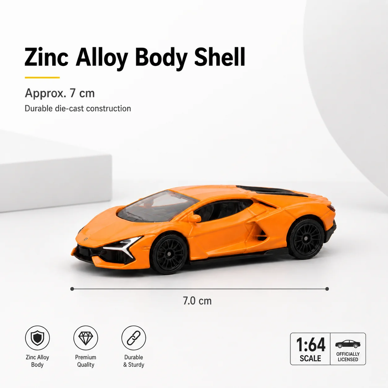 Lamborghini Revuelto Miniatura 1:64 Diecast — imagen 2