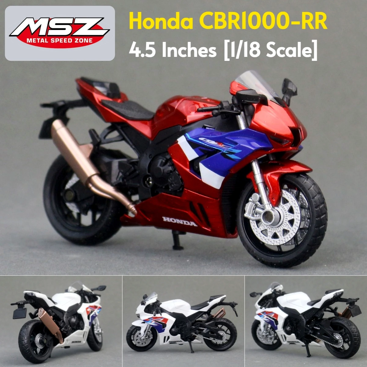 Honda CBR1000RR Fireblade Escala 1:18 Miniatura