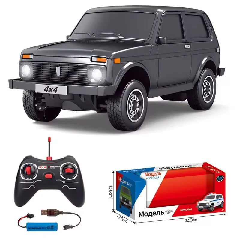 Lada Pickup RC Metálica Plateada — imagen 3
