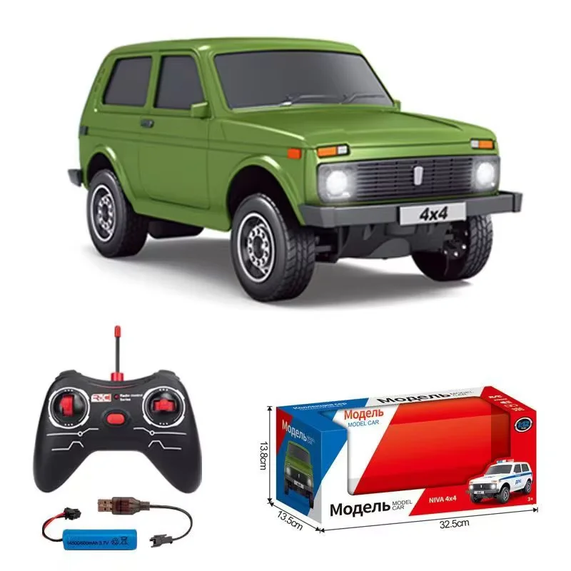 Lada Pickup RC Metálica Plateada — imagen 4