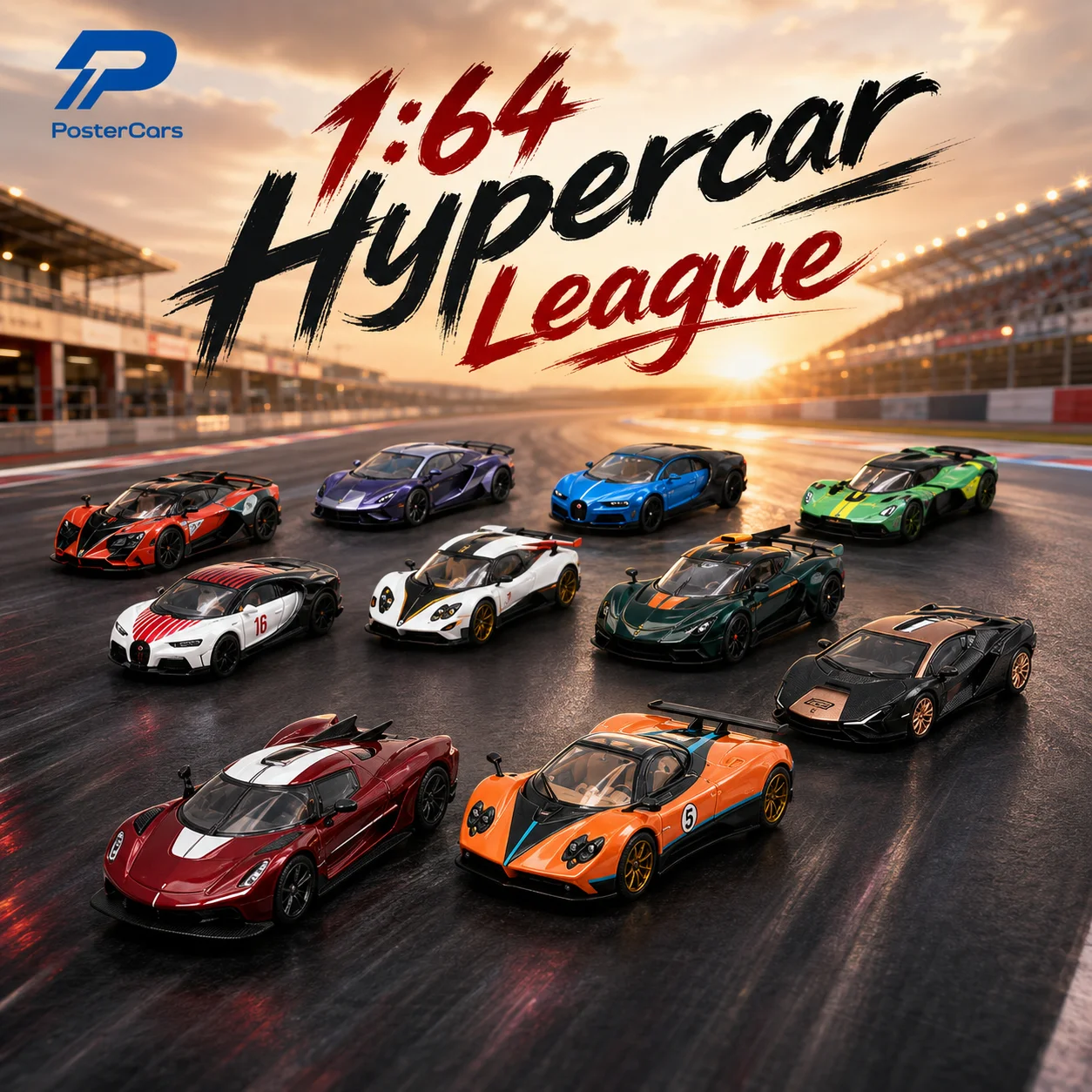 Postercars Lamborghini Sian FPK Escala 1:64 — imagen 1