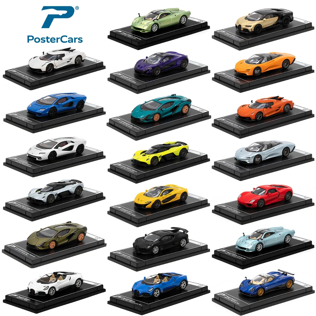 Postercars Lamborghini Sian FPK Escala 1:64 — imagen 2