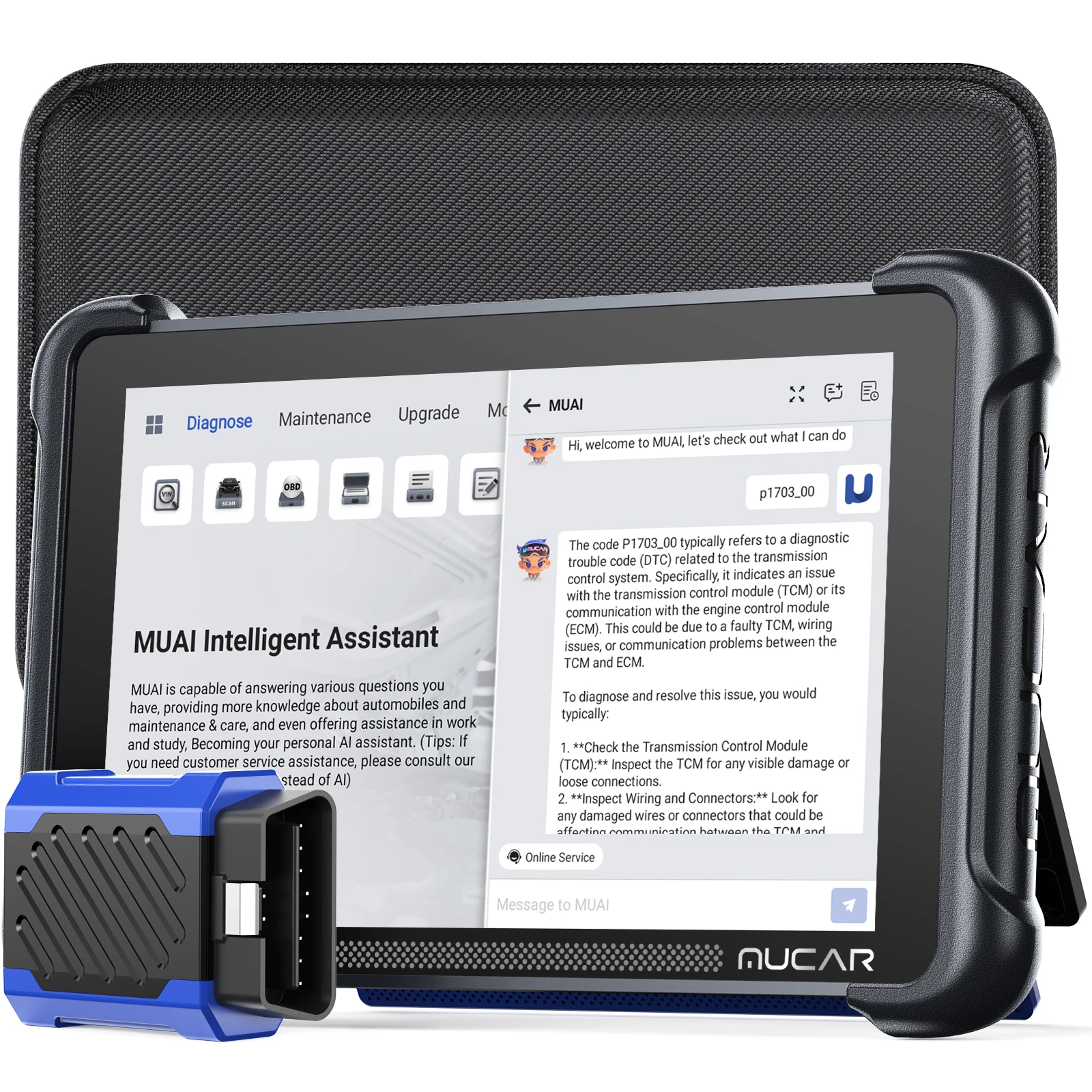 Escáner Automotriz MUCAR 892BT con Programador TKEY 101 — imagen 1