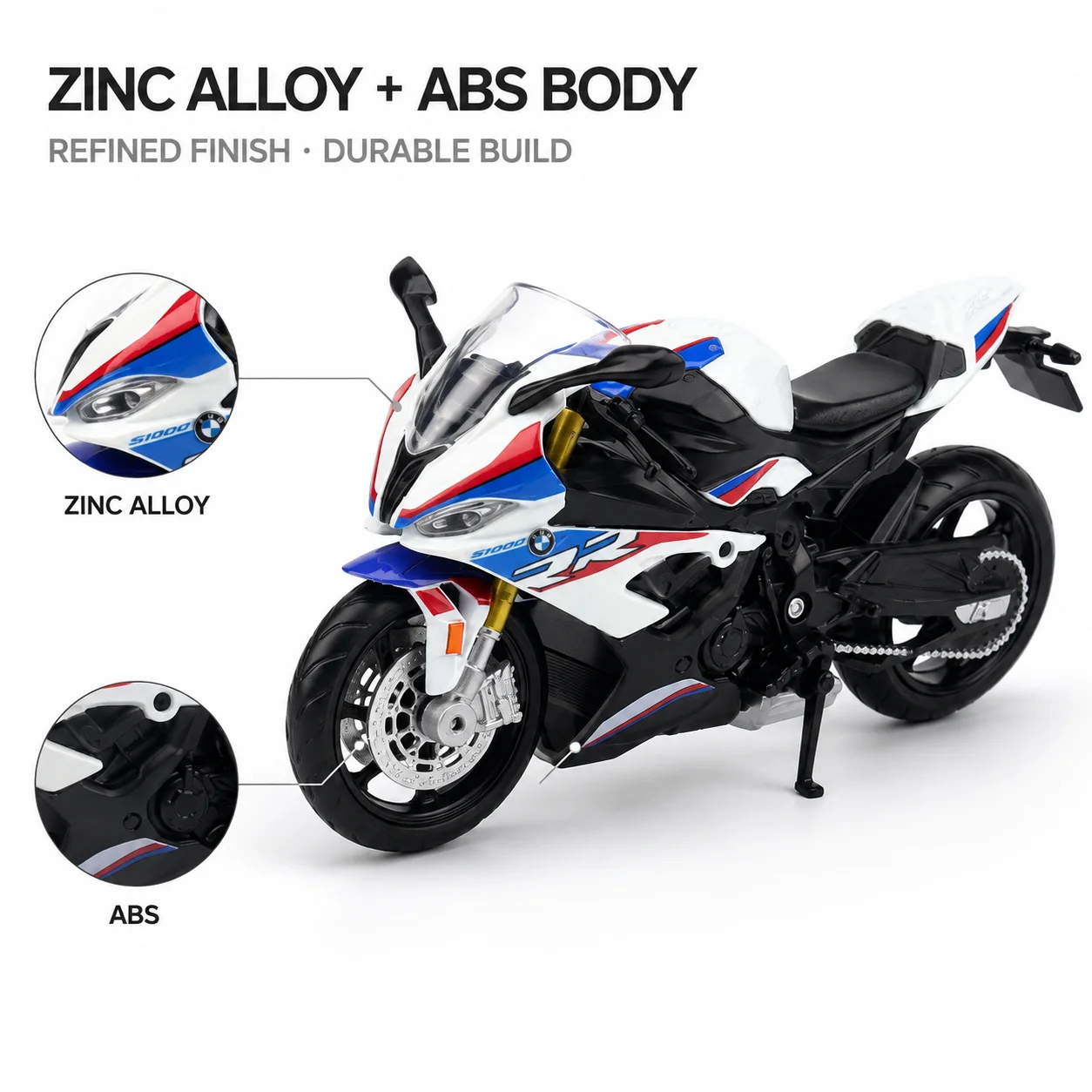RMZCiTY BMW S1000RR Escala 1:18 — imagen 2