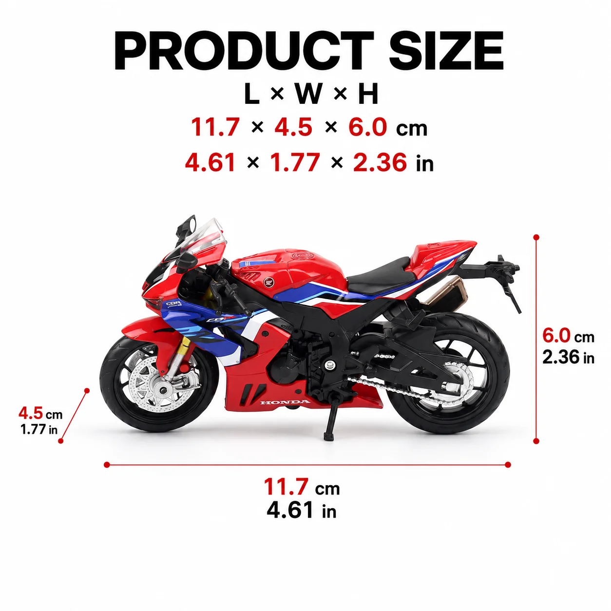 RMZCiTY Honda CBR1000RR-R Escala 1:18 — imagen 3