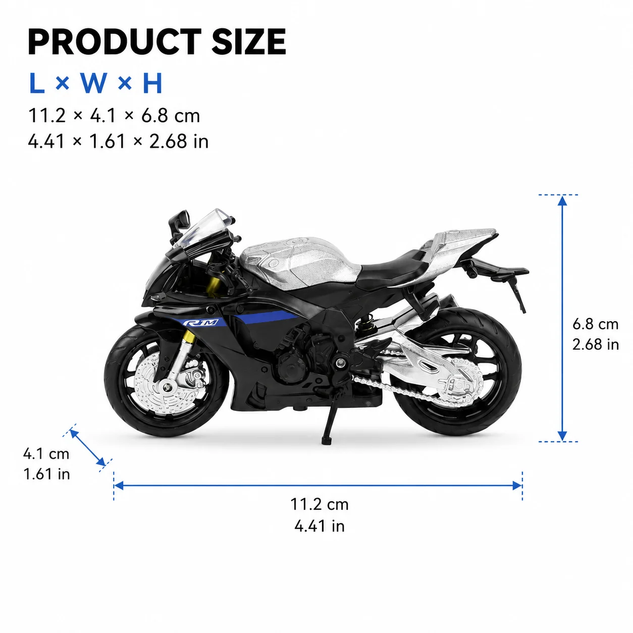 RMZCiTY Yamaha YZF-R1M 1:18 — imagen 3