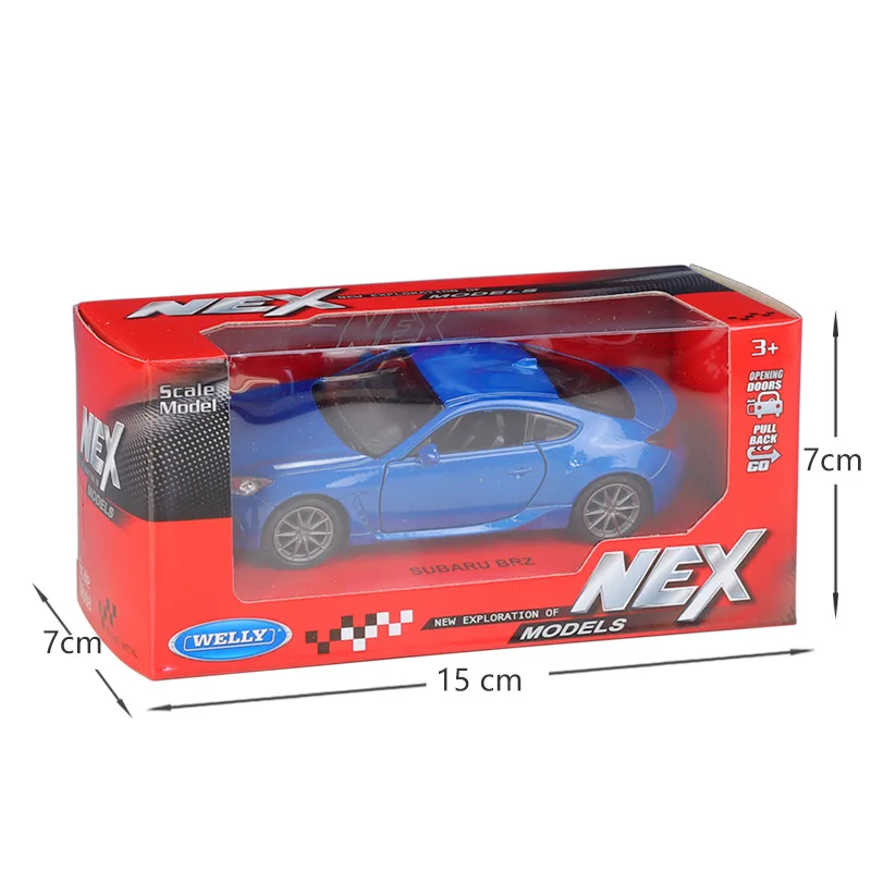 Welly Subaru BRZ 1:36 Metal Fundido — imagen 6