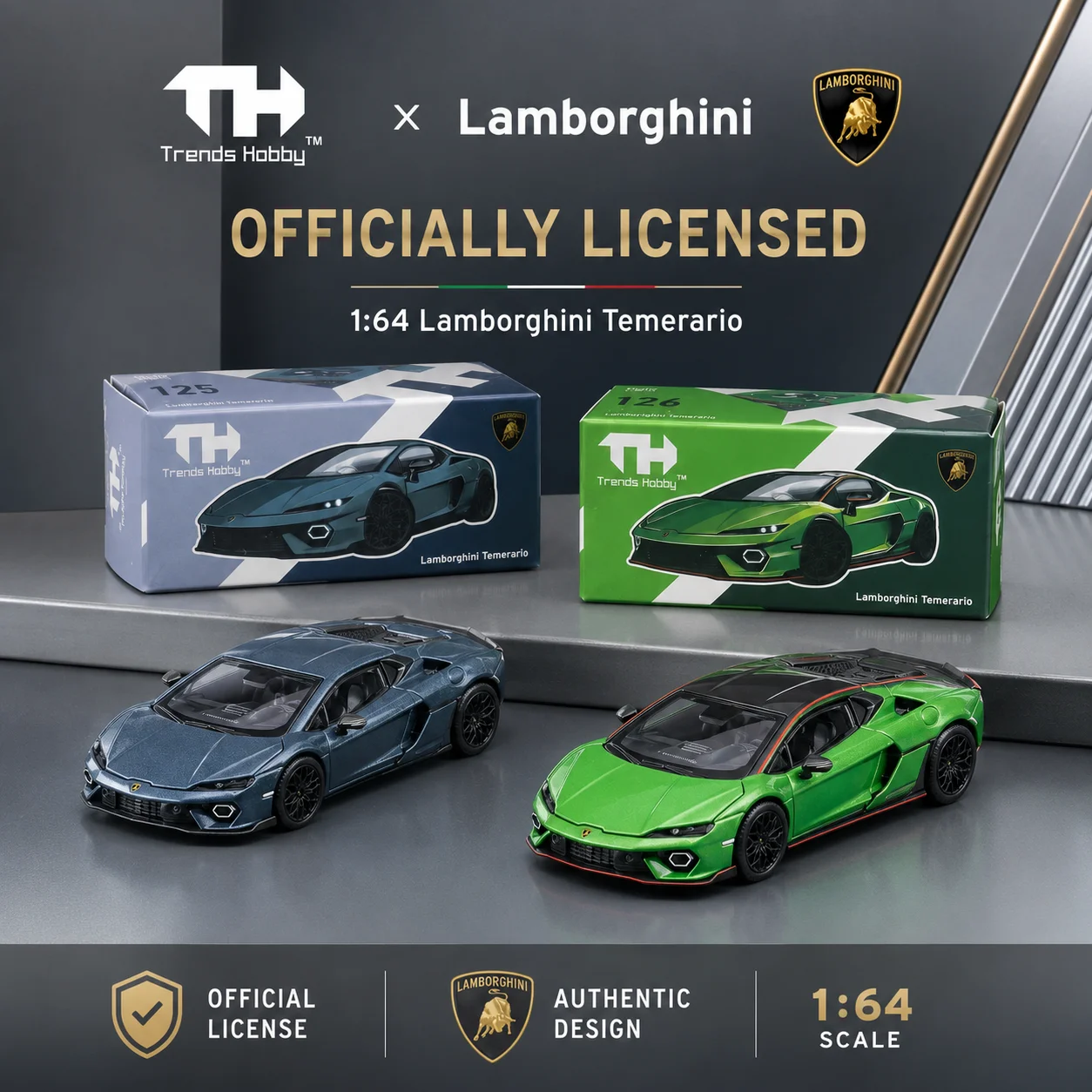 Lamborghini Temerario Diecast 1:64 — imagen 1