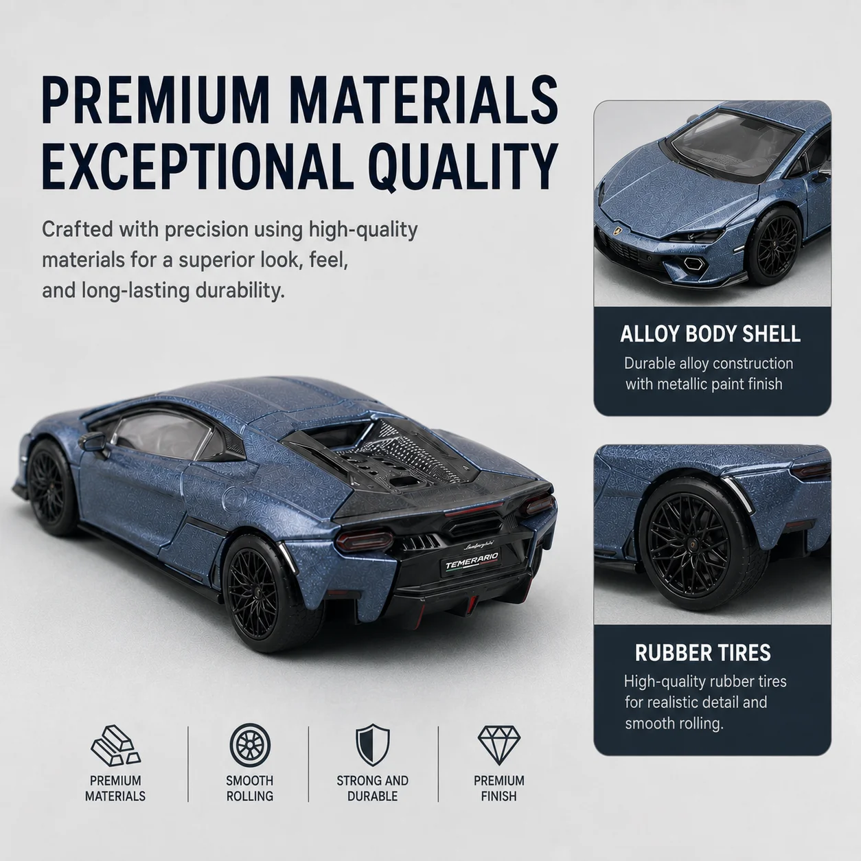 Lamborghini Temerario Diecast 1:64 — imagen 4