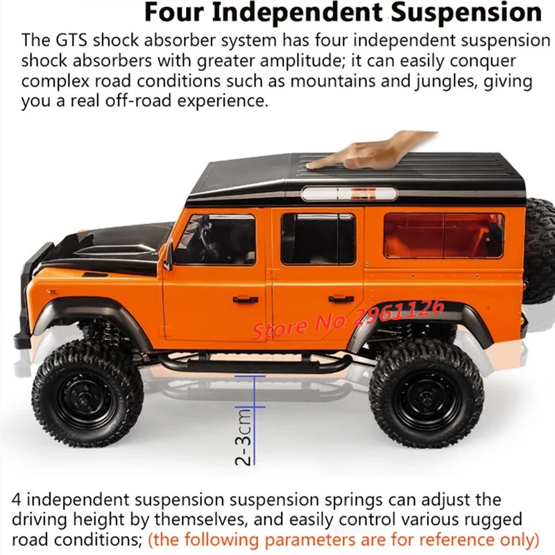 Camioneta RC Defender Todoterreno 63cm 2.4G — imagen 3