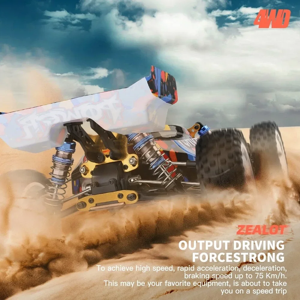 WLtoys 124007 Camioneta RC 1/12 4x4 Brushless — imagen 3
