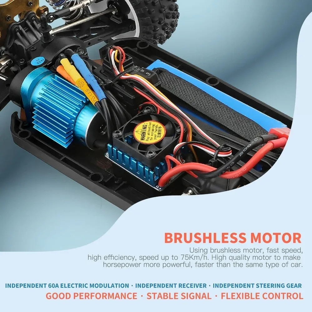 WLtoys 124007 Camioneta RC 1/12 4x4 Brushless — imagen 4