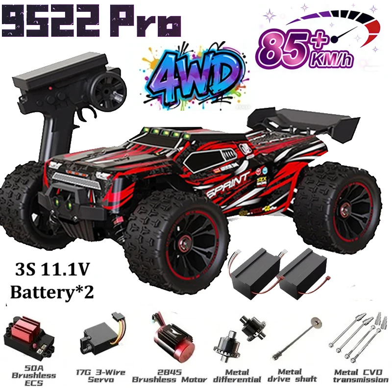 WLtoys 9522 Pro 1:16 4WD Brushless — imagen 1