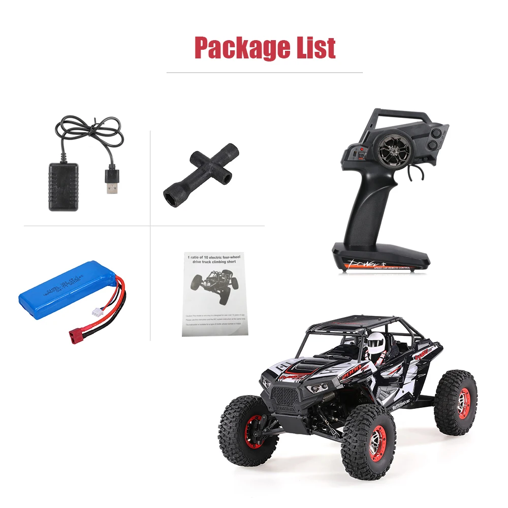 Wltoys 10428-B2 Buggy Escala 1:10 4WD — imagen 4